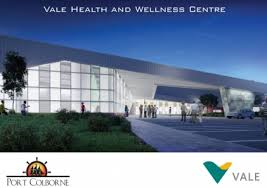 Logo for Port Colborne arena Vale Health & Wellness Centre